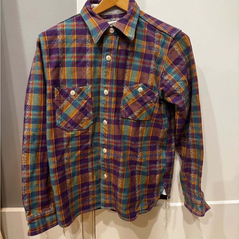 Samurai Jean’s Crazy Plaid Men's Shirt